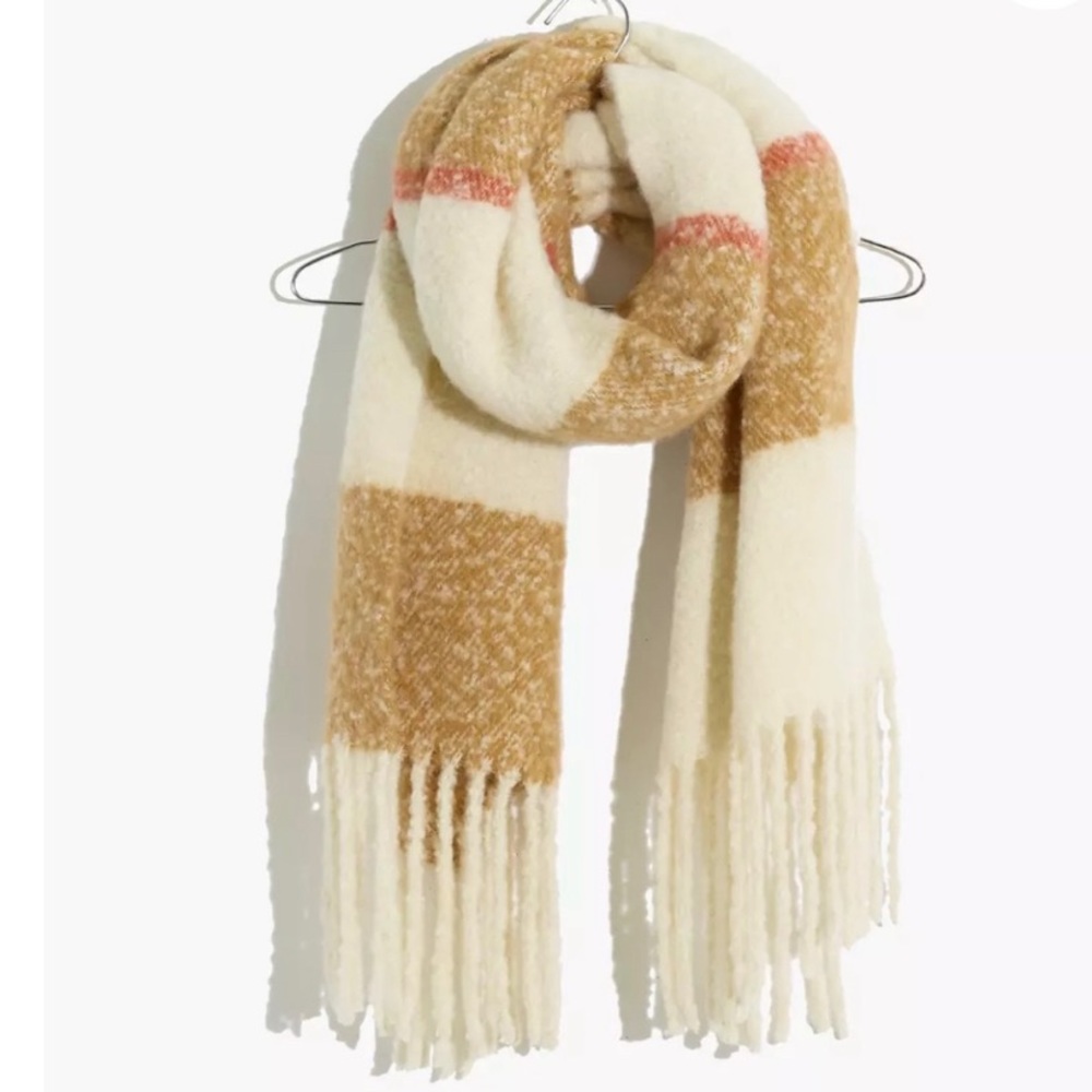 Madewell Brushed Scarf Toffee Multi